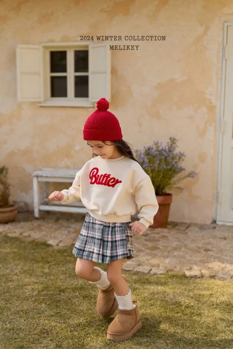 Melikey - Korean Children Fashion - #toddlerclothing - Butter Boucle Sweatshirt - 7