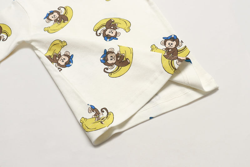 Mellis - Korean Children Fashion - #childofig - Monkey Banana Fleece Easywear - 6