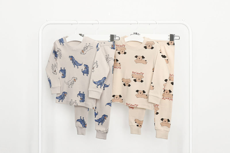 Mellis - Korean Children Fashion - #childrensboutique - Dino Fleece Easywear - 12