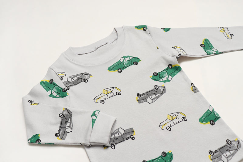 Mellis - Korean Children Fashion - #childrensboutique - Green Car Fleece Easywear - 5