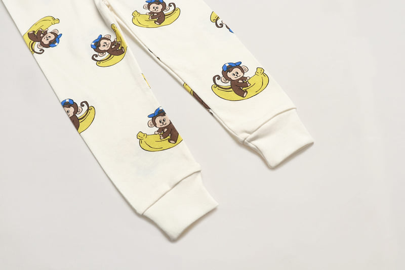 Mellis - Korean Children Fashion - #discoveringself - Monkey Banana Fleece Easywear - 9