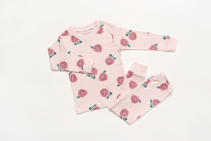 Mellis - Korean Children Fashion - #fashionkids - Pink Rose Fleece Easywear - 3