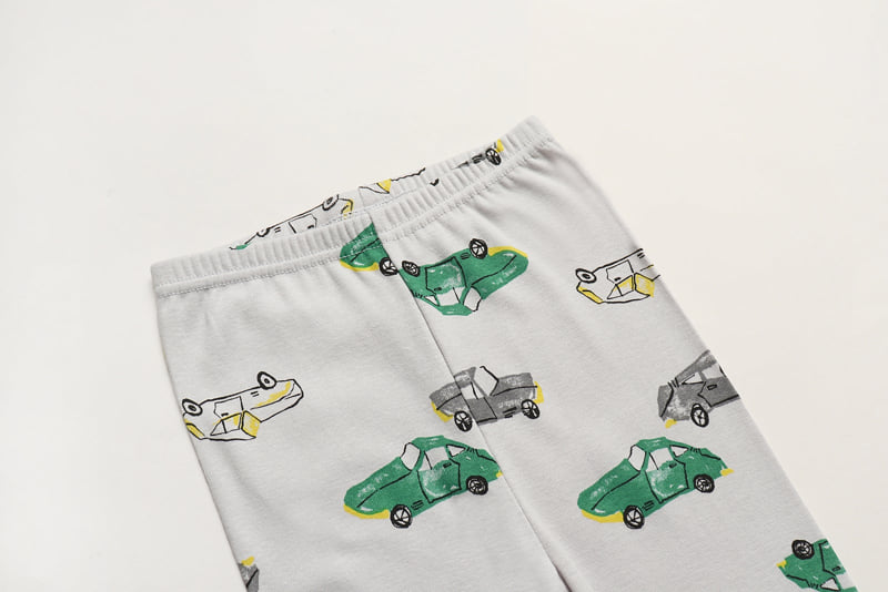 Mellis - Korean Children Fashion - #fashionkids - Green Car Fleece Easywear - 8