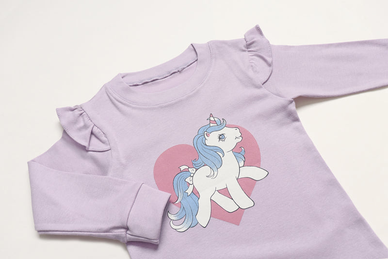 Mellis - Korean Children Fashion - #kidsshorts - Heart Unicorn Fleece Easywear - 5