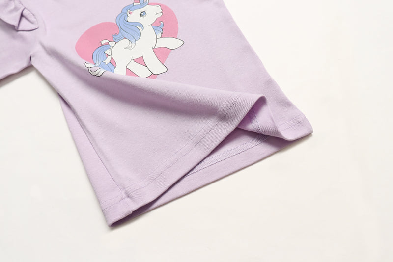 Mellis - Korean Children Fashion - #kidsstore - Heart Unicorn Fleece Easywear - 6