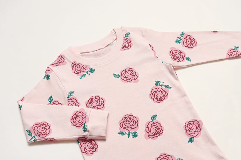 Mellis - Korean Children Fashion - #kidsstore - Pink Rose Fleece Easywear - 5