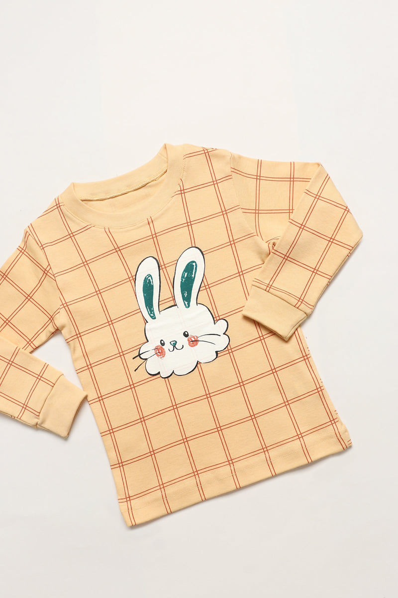 Mellis - Korean Children Fashion - #prettylittlegirls - Check Rebbit Fleece Easywear - 10