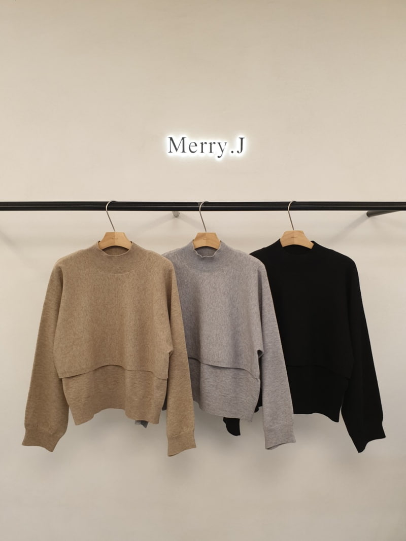 Merry J - Korean Women Fashion - #momslook - Eric Half Turtleneck Pullover