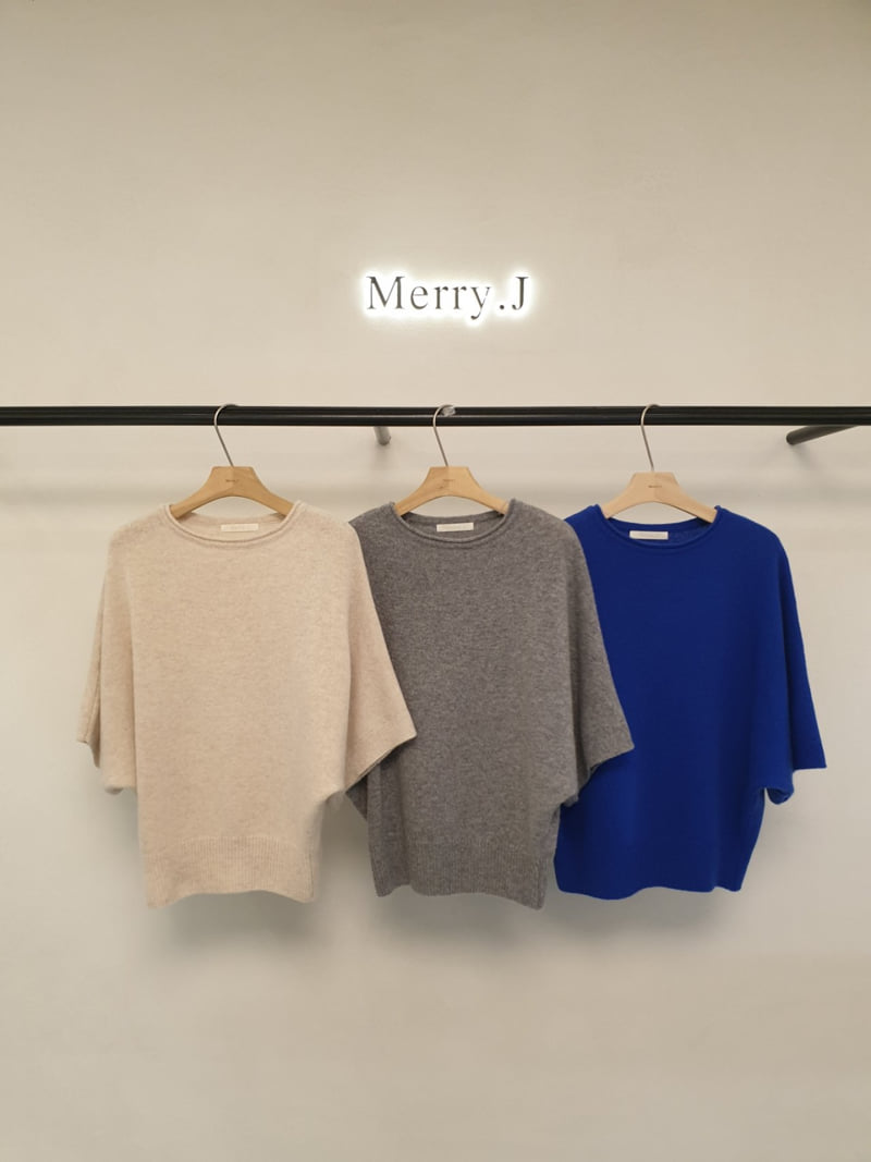 Merry J - Korean Women Fashion - #momslook - Lead Cape Knit Top