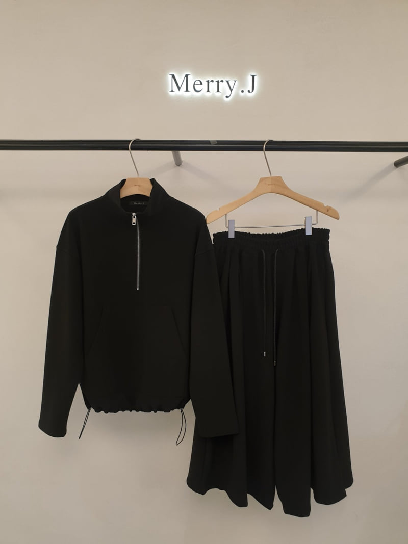 Merry J - Korean Women Fashion - #womensfashion - Verdo Half Zip-up Pullover - 4