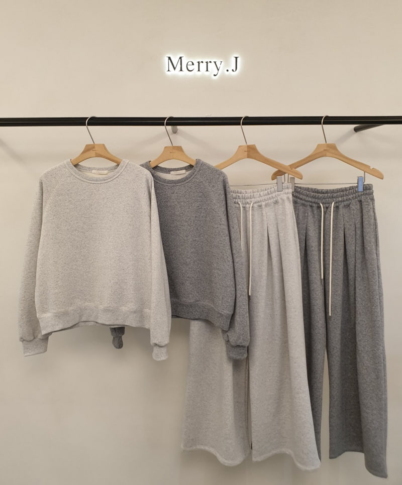 Merry J - Korean Women Fashion - #womensfashion - Cookie Cream Fleeced Sweatshirts