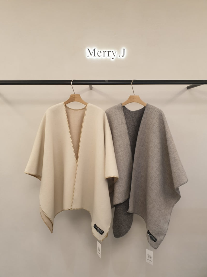 Merry J - Korean Women Fashion - #womensfashion - Alphaca Reversible Shawl