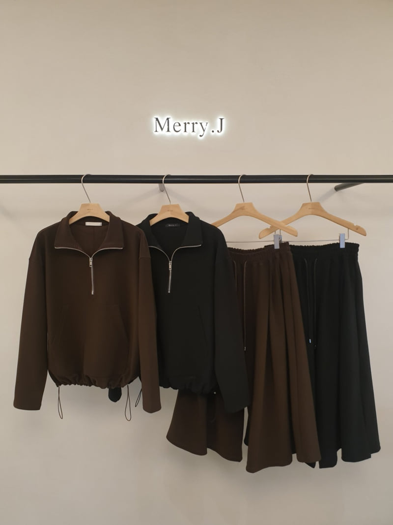 Merry J - Korean Women Fashion - #womensfashion - Verdo Half Zip-up Pullover