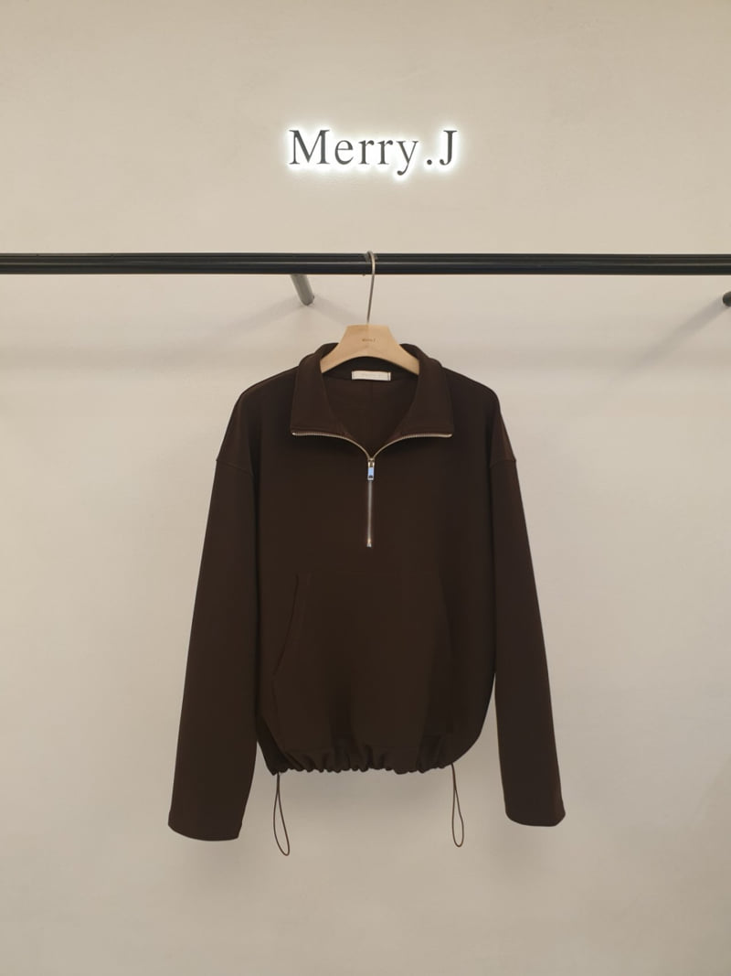 Merry J - Korean Women Fashion - #womensfashion - Verdo Half Zip-up Pullover - 5