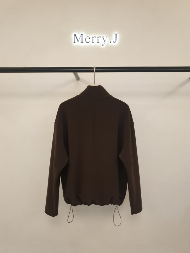 Merry J - Korean Women Fashion - #womensfashion - Verdo Half Zip-up Pullover - 7