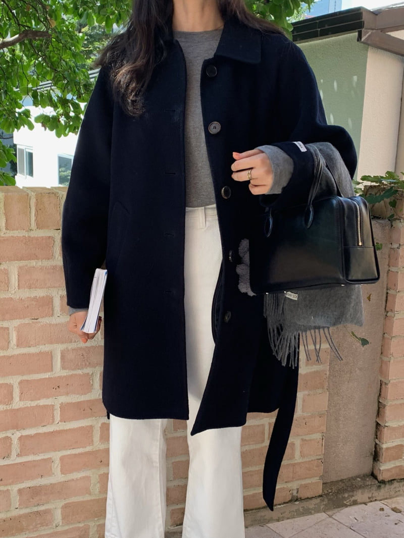 Merry pn - Korean Women Fashion - #momslook - Basic Handmade Wool Coat - 10