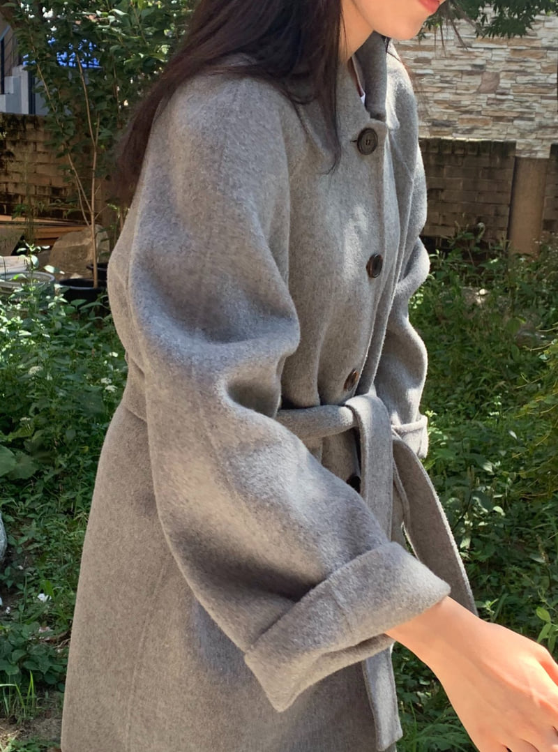 Merry pn - Korean Women Fashion - #thelittlethings - Basic Handmade Wool Coat - 9