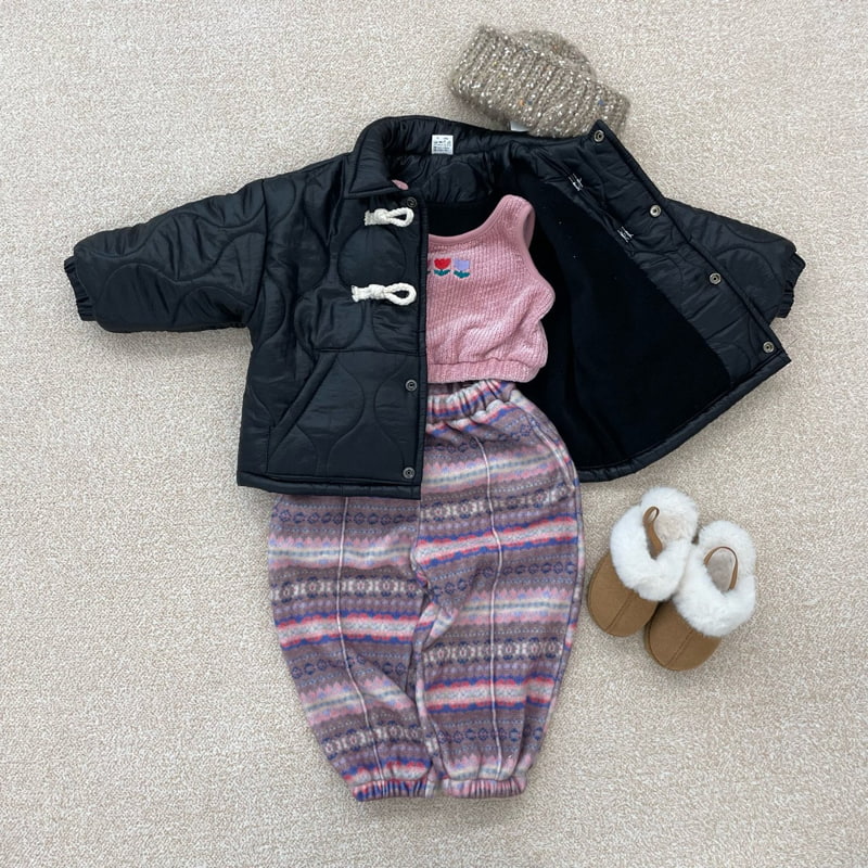 Middle Name - Korean Children Fashion - #Kfashion4kids - Knit Crop Vest - 11