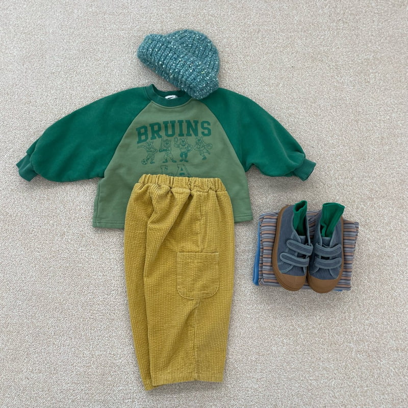 Middle Name - Korean Children Fashion - #Kfashion4kids - Brushed Corduroy Pants - 10