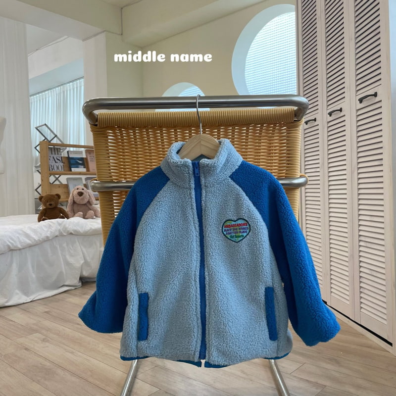 Middle Name - Korean Children Fashion - #childofig - Fleece Raglan Jacket