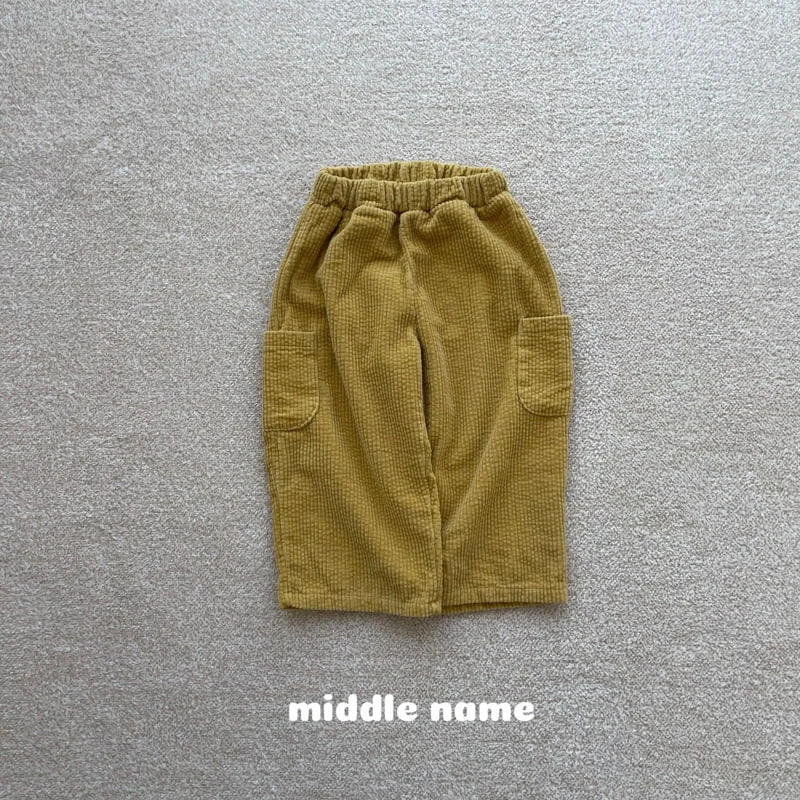 Middle Name - Korean Children Fashion - #childrensboutique - Brushed Corduroy Pants - 3