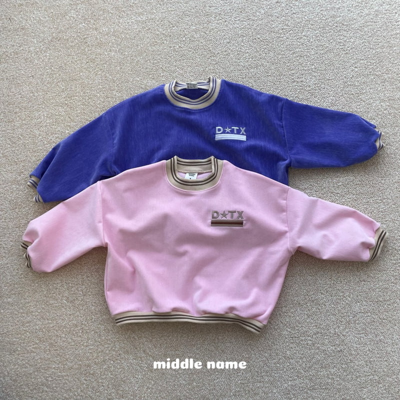 Middle Name - Korean Children Fashion - #kidzfashiontrend - Veloa Embroidered Sweatshirt