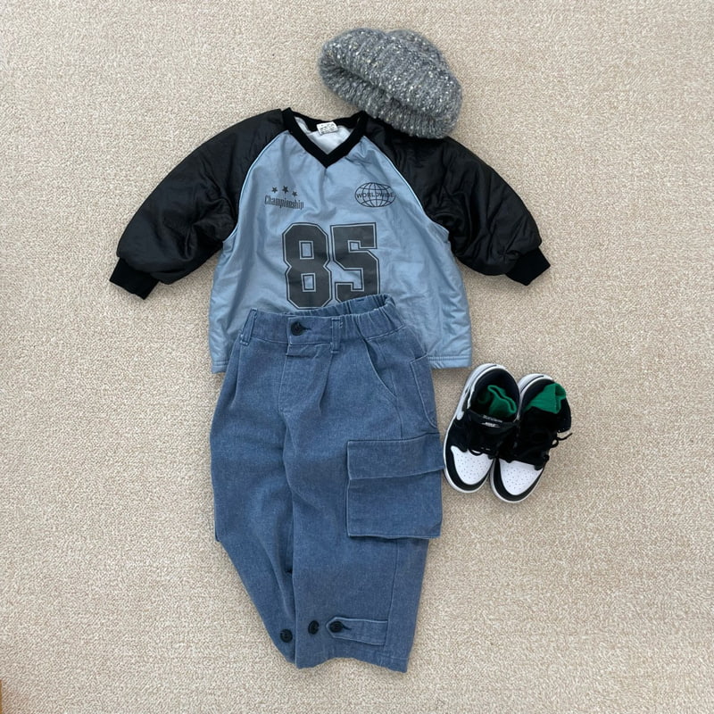 Middle Name - Korean Children Fashion - #minifashionista - Pig Wide Cargo Pants - 10