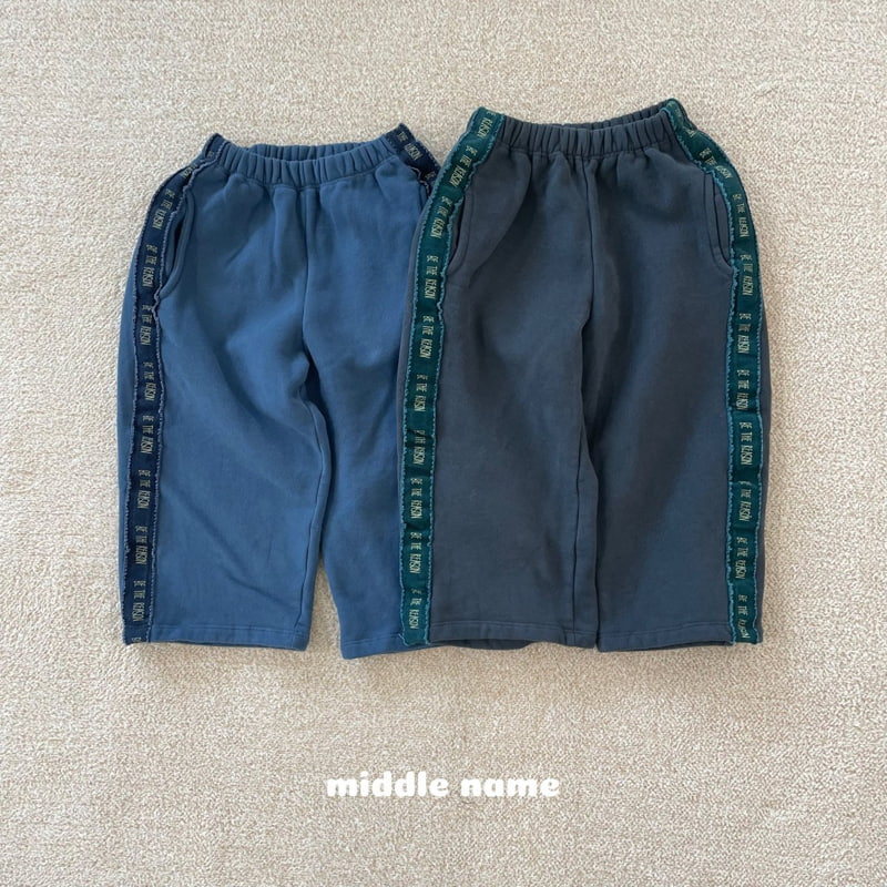 Middle Name - Korean Children Fashion - #todddlerfashion - Fleece Pig Tape Pants