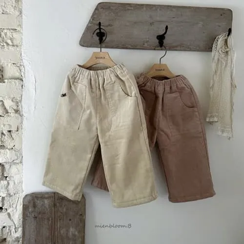 Mienbloom B - Korean Children Fashion - #todddlerfashion - Cordduroy Mink Pants