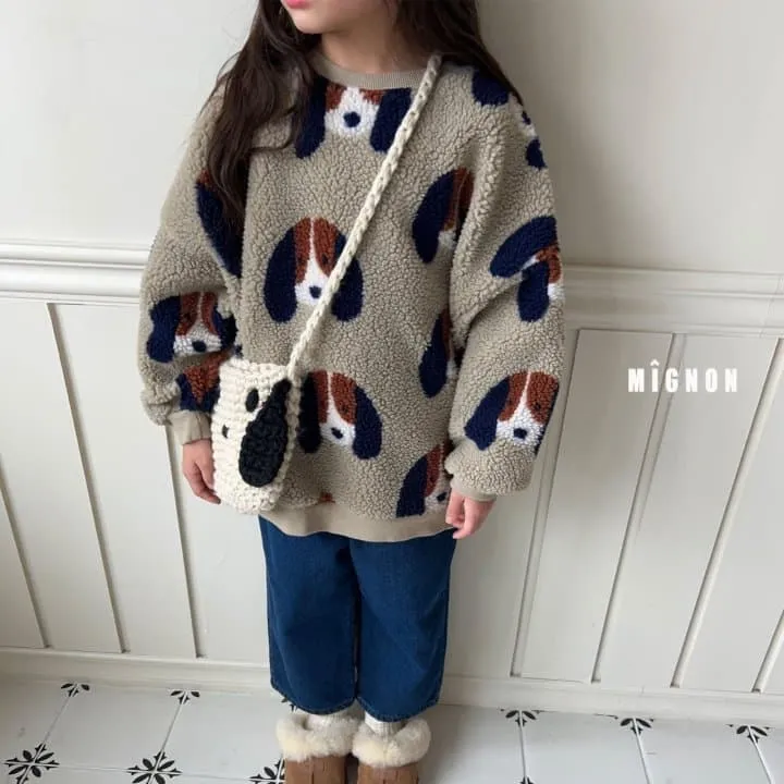 Mignon - Korean Children Fashion - #childofig - Puppy Sweatshirt - 5