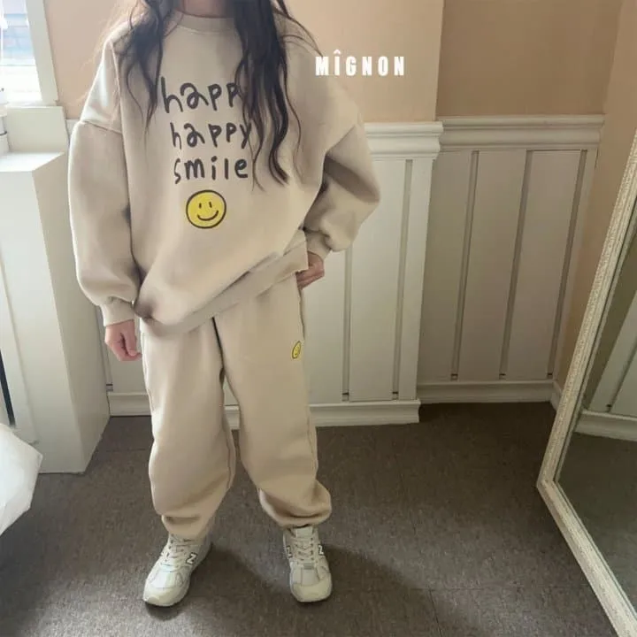 Mignon - Korean Children Fashion - #childrensboutique - Two Tone Smile Pants - 4