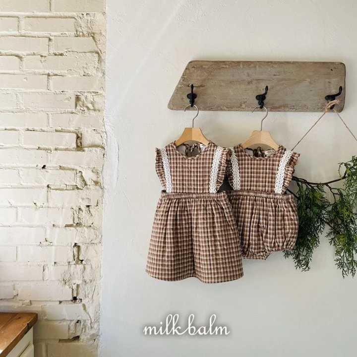 Milk Balm - Korean Baby Fashion - #babyboutique - Coco Quilting Bodysuit - 11