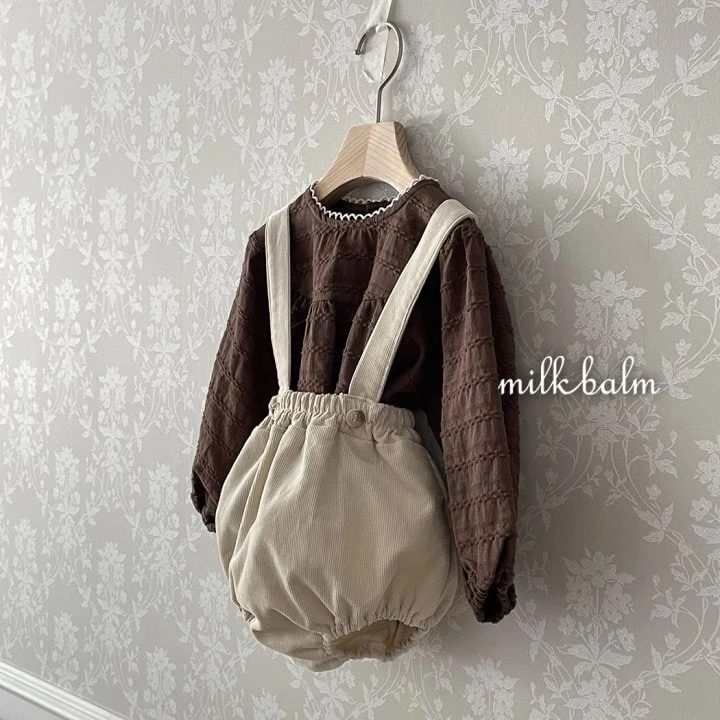 Milk Balm - Korean Baby Fashion - #babyboutique - Jude Suspender Bloomer