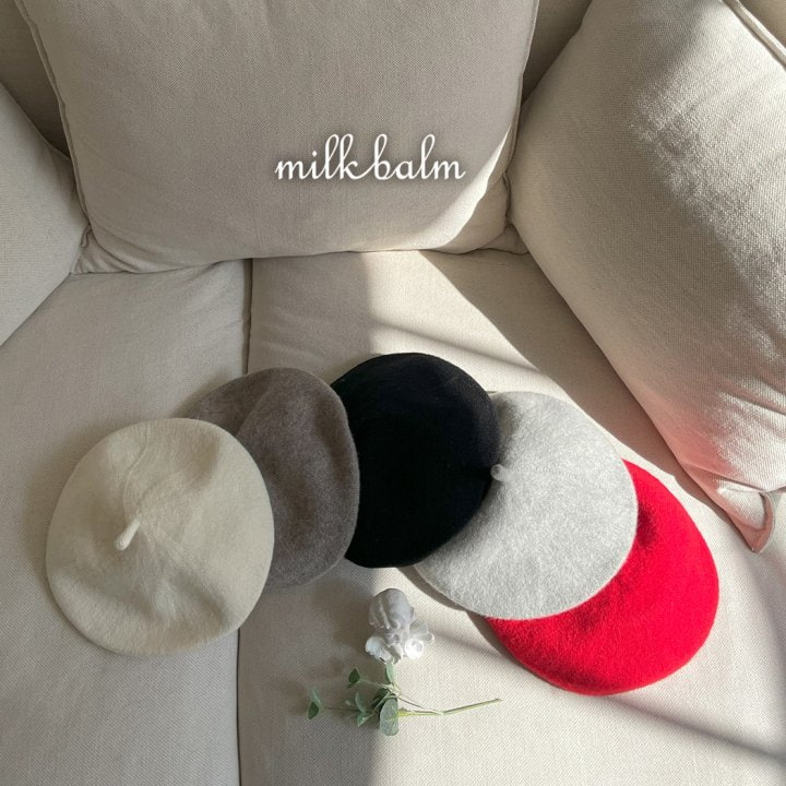 Milk Balm - Korean Baby Fashion - #babyboutiqueclothing - Wool Beret