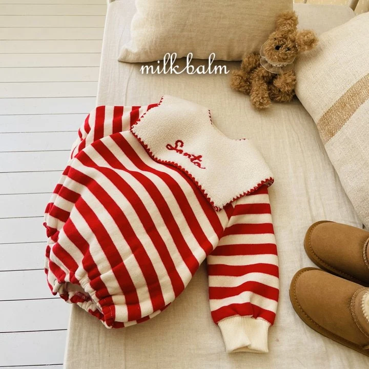 Milk Balm - Korean Baby Fashion - #babyboutiqueclothing - Christmas Bodysuit - 8