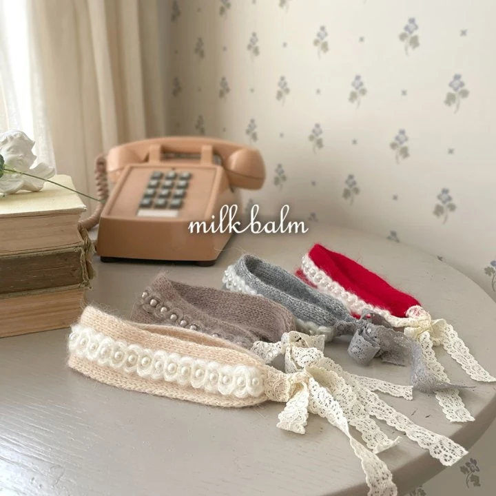 Milk Balm - Korean Baby Fashion - #babyboutiqueclothing - Angora Hairband - 4