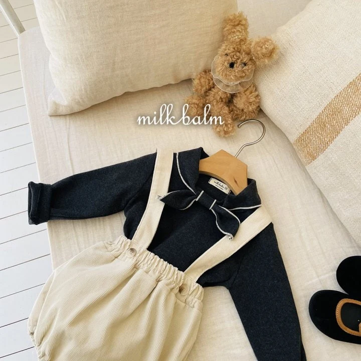 Milk Balm - Korean Baby Fashion - #babyclothing - Jude Suspender Bloomer - 3