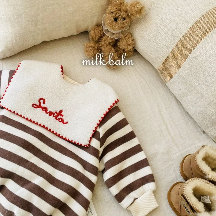 Milk Balm - Korean Baby Fashion - #babyfever - Christmas Bodysuit - 11