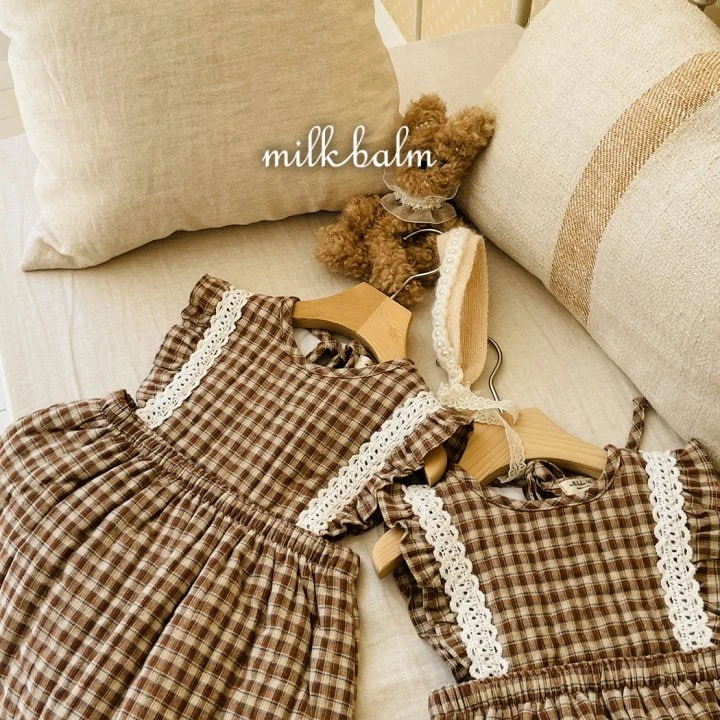 Milk Balm - Korean Baby Fashion - #babygirlfashion - Coco Quilting Bodysuit