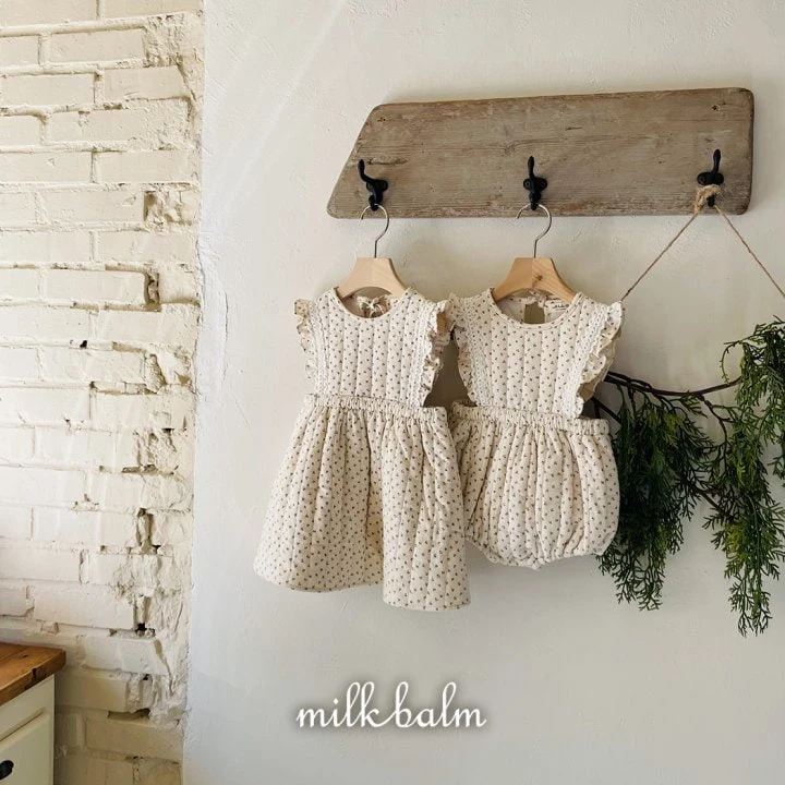 Milk Balm - Korean Baby Fashion - #babyoninstagram - Coco Quilting Bodysuit - 3