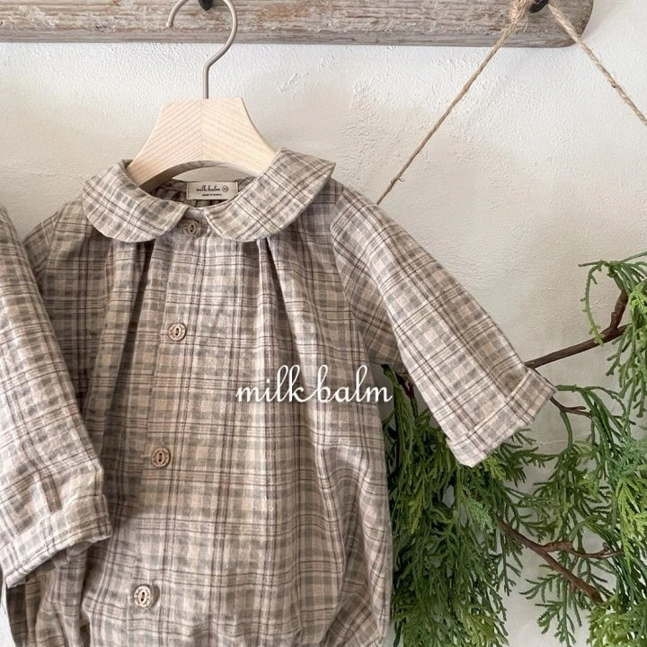 Milk Balm - Korean Baby Fashion - #babyoninstagram - Caramel Bodysuit - 3