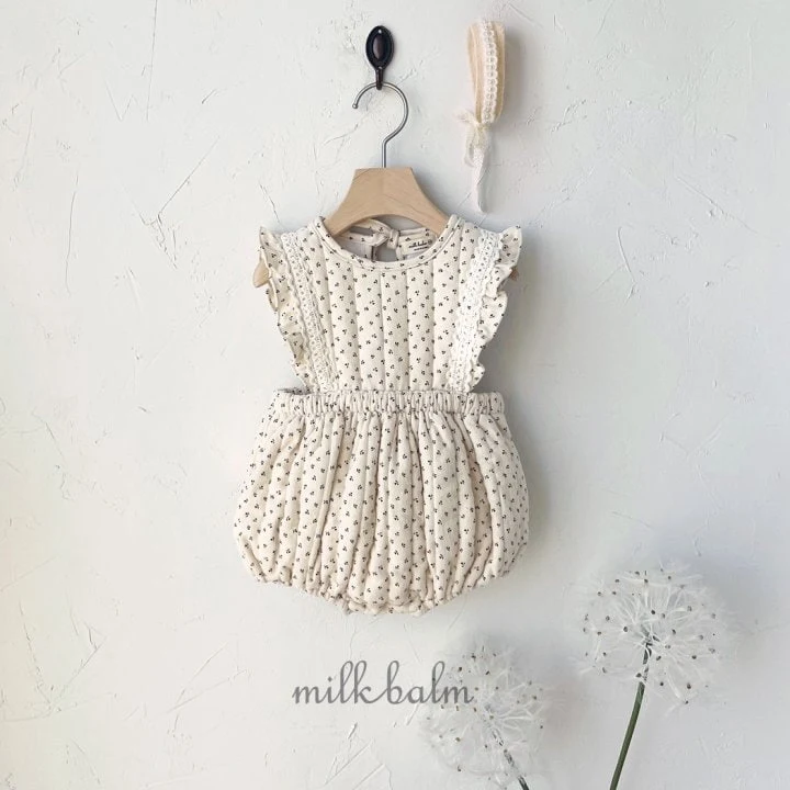 Milk Balm - Korean Baby Fashion - #babyoninstagram - Coco Quilting Bodysuit - 4