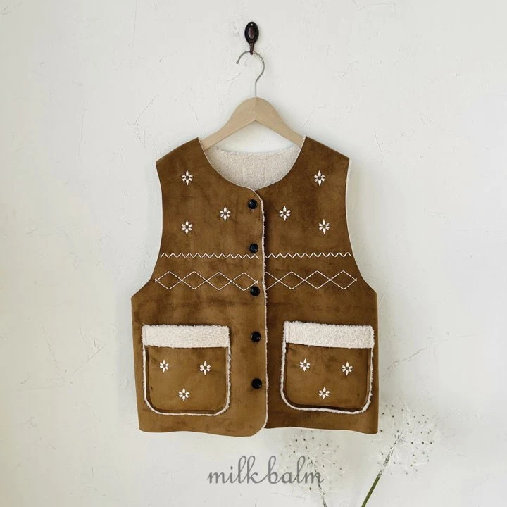 Milk Balm - Korean Baby Fashion - #babyoninstagram - Mom Mustang Vest  - 4