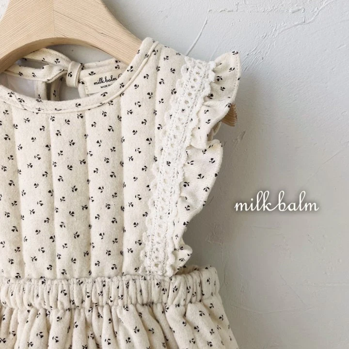 Milk Balm - Korean Baby Fashion - #babyoutfit - Coco Quilting Bodysuit - 5