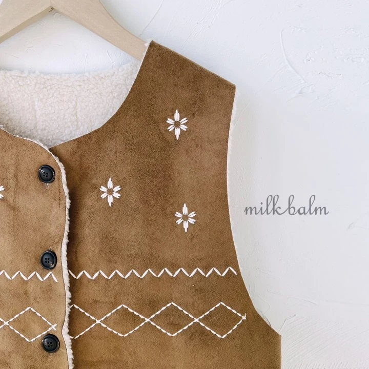 Milk Balm - Korean Baby Fashion - #babyoutfit - Mom Mustang Vest  - 5