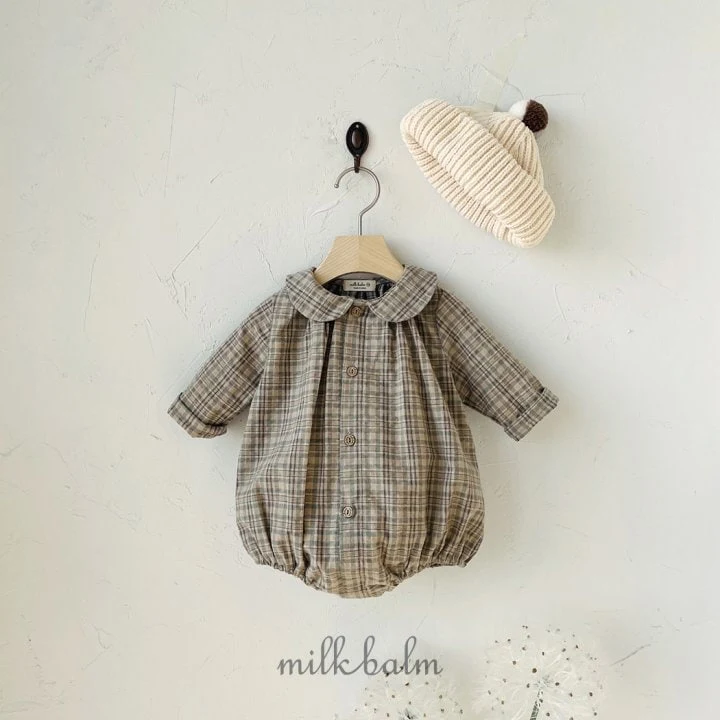 Milk Balm - Korean Baby Fashion - #babyoutfit - Caramel Bodysuit - 6