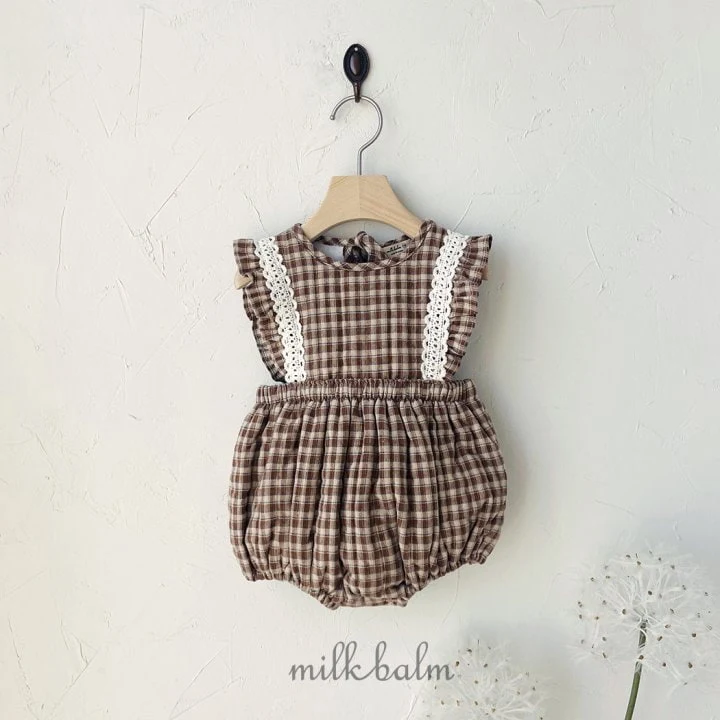 Milk Balm - Korean Baby Fashion - #babywear - Coco Quilting Bodysuit - 7