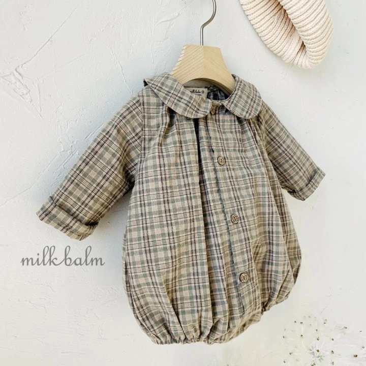 Milk Balm - Korean Baby Fashion - #babywear - Caramel Bodysuit - 7