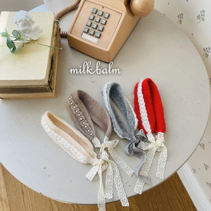 Milk Balm - Korean Baby Fashion - #smilingbaby - Angora Hairband