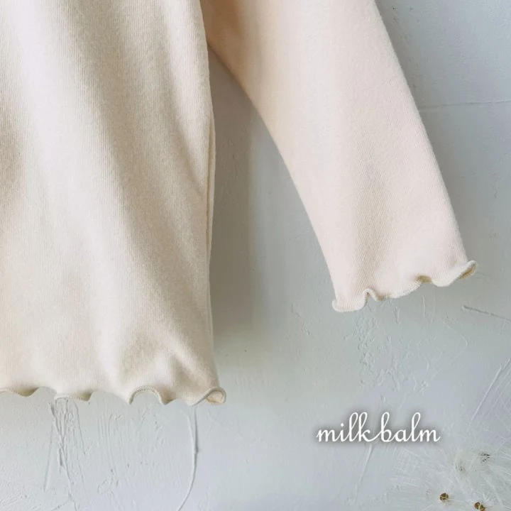 Milk Balm - Korean Children Fashion - #childofig - Winter Half Turtleneck Tee - 5